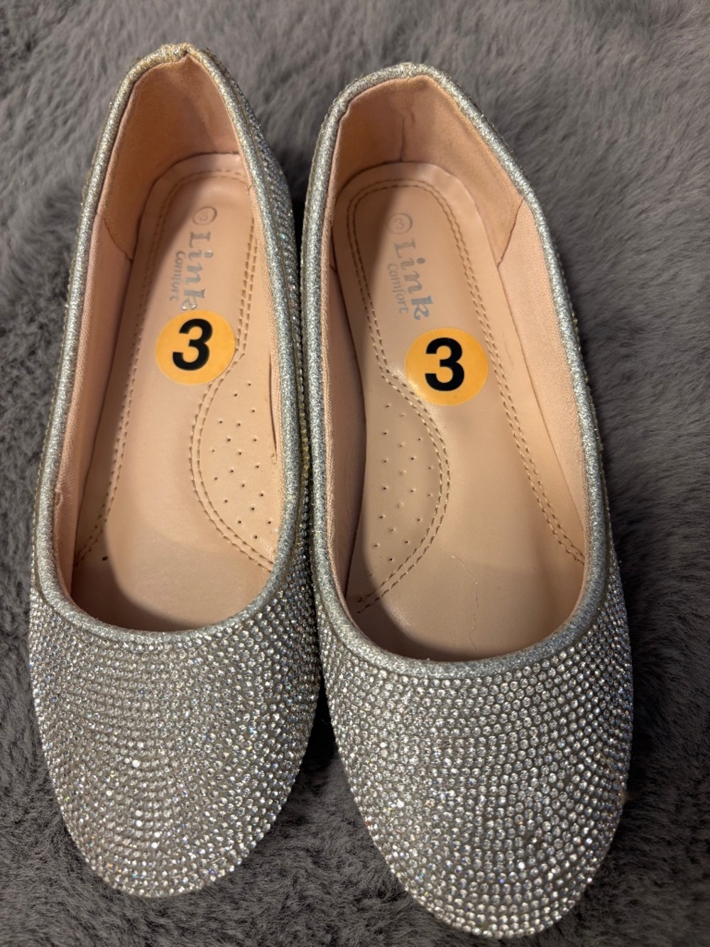 Sparkly fancy shoes size 3